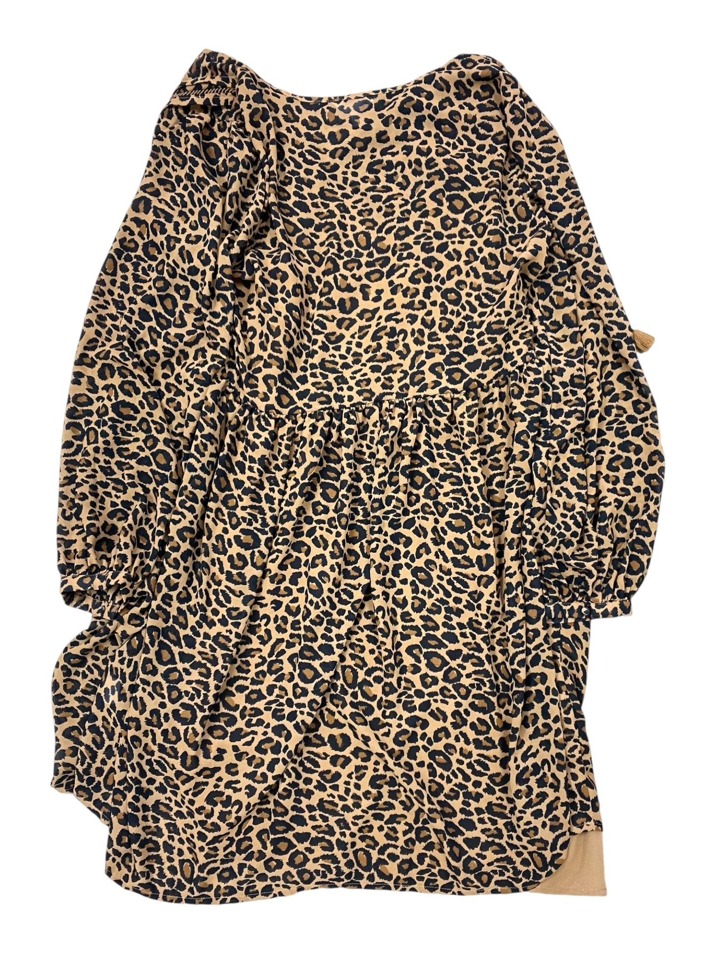 Dress Work By Time And Tru In Animal Print, Size:L
