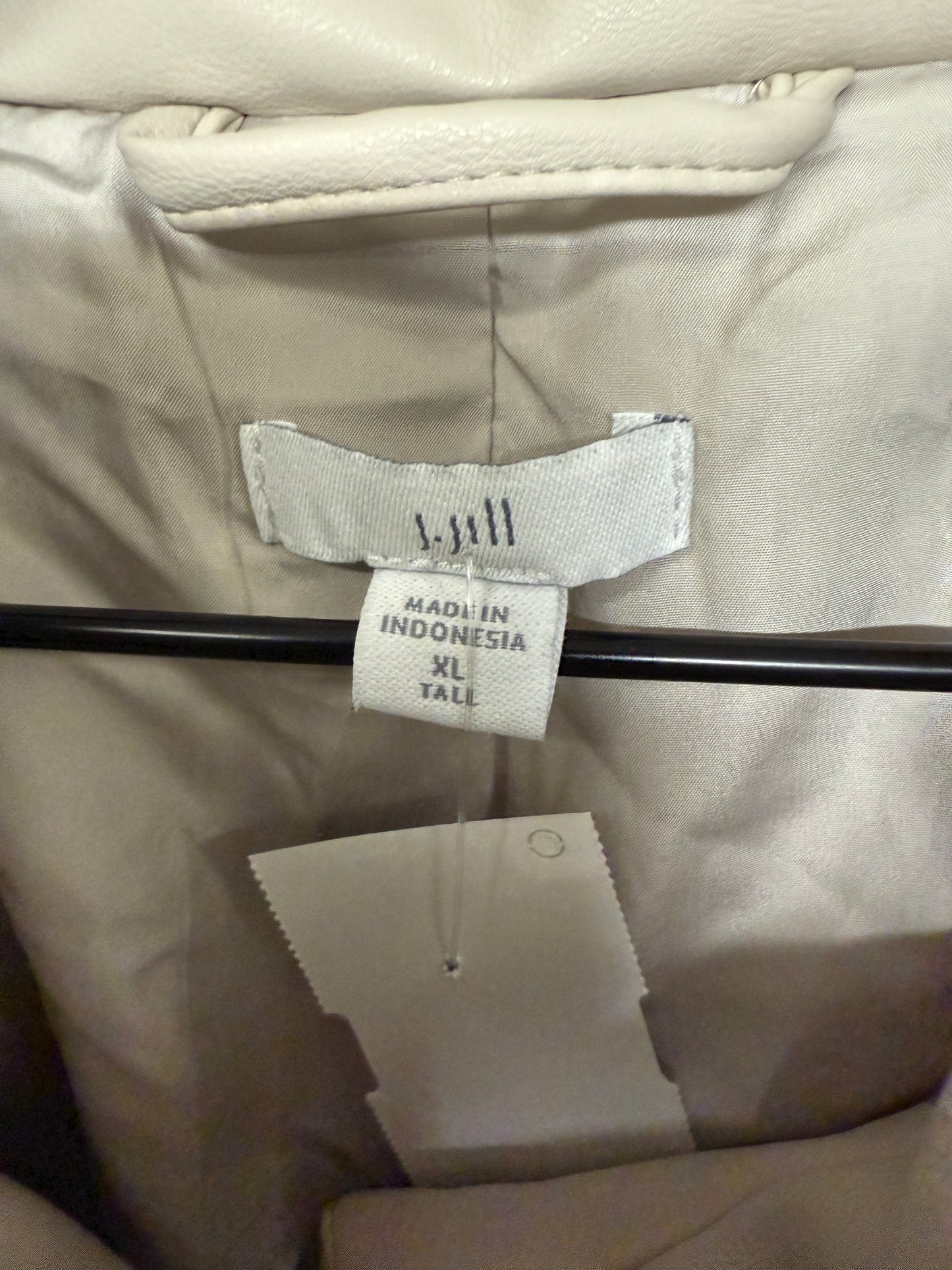 Jacket Puffer & Quilted By J. Jill In Cream, Size: Xl