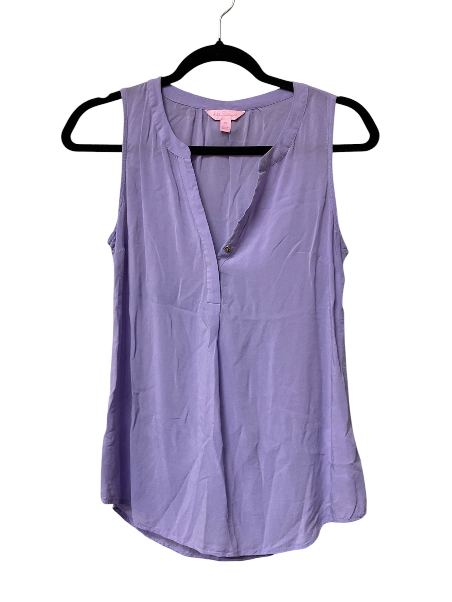 Tank Top Designer By Lilly Pulitzer In Purple, Size:Xs