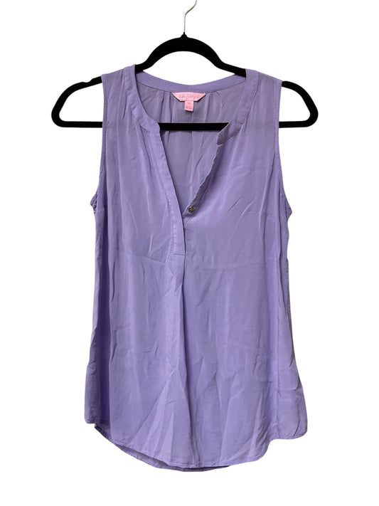 Tank Top Designer By Lilly Pulitzer In Purple, Size:Xs