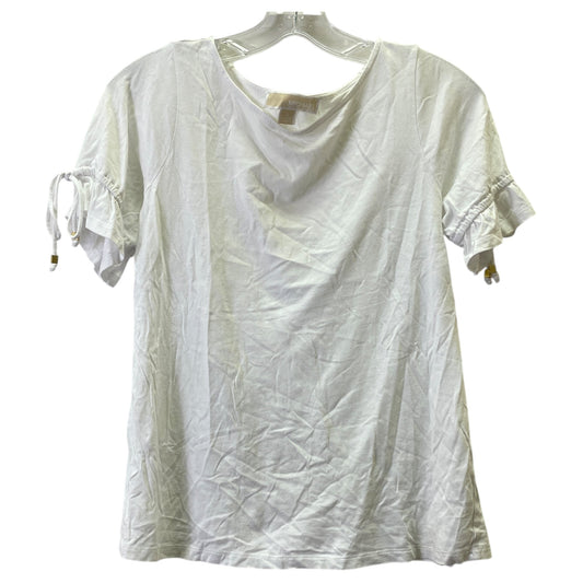 Top Ss Designer By Michael Kors In White, Size:S