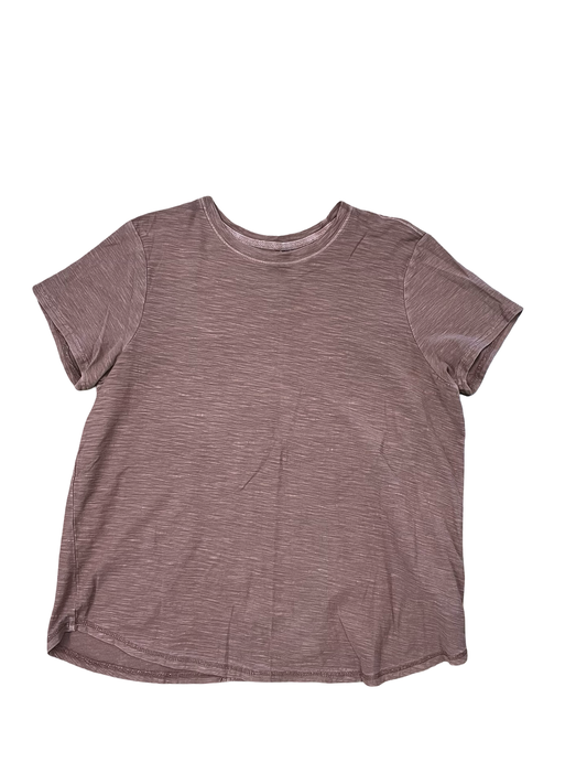Top Ss Basic By Pilcro In Brown, Size:Xl