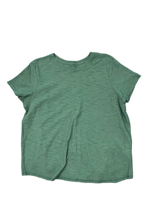 Top Ss Basic By Pilcro In Green, Size:Xl