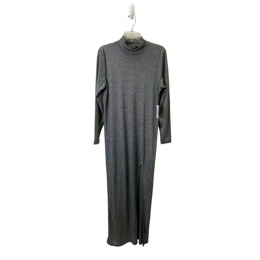 Dress Casual Maxi By Eloquii In Silver, Size:1X