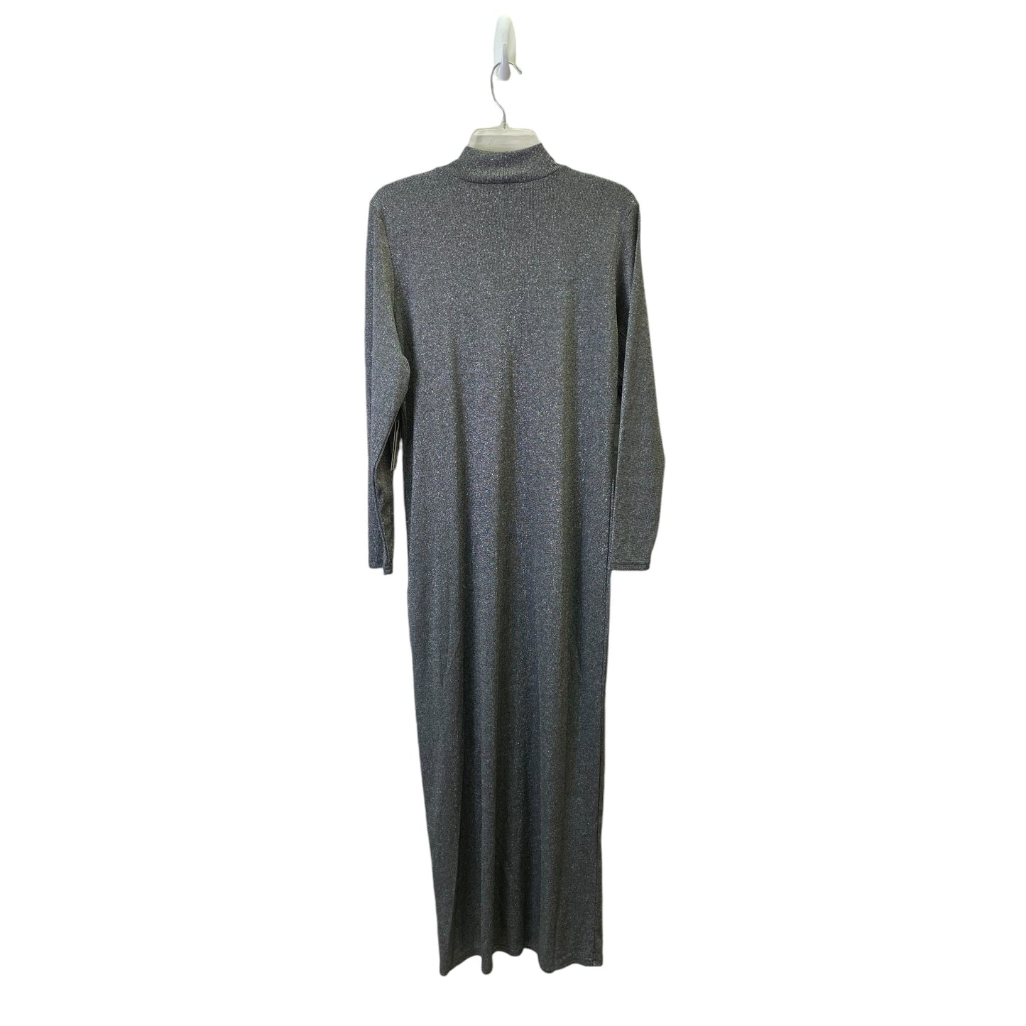 Dress Casual Maxi By Eloquii In Silver, Size:1X