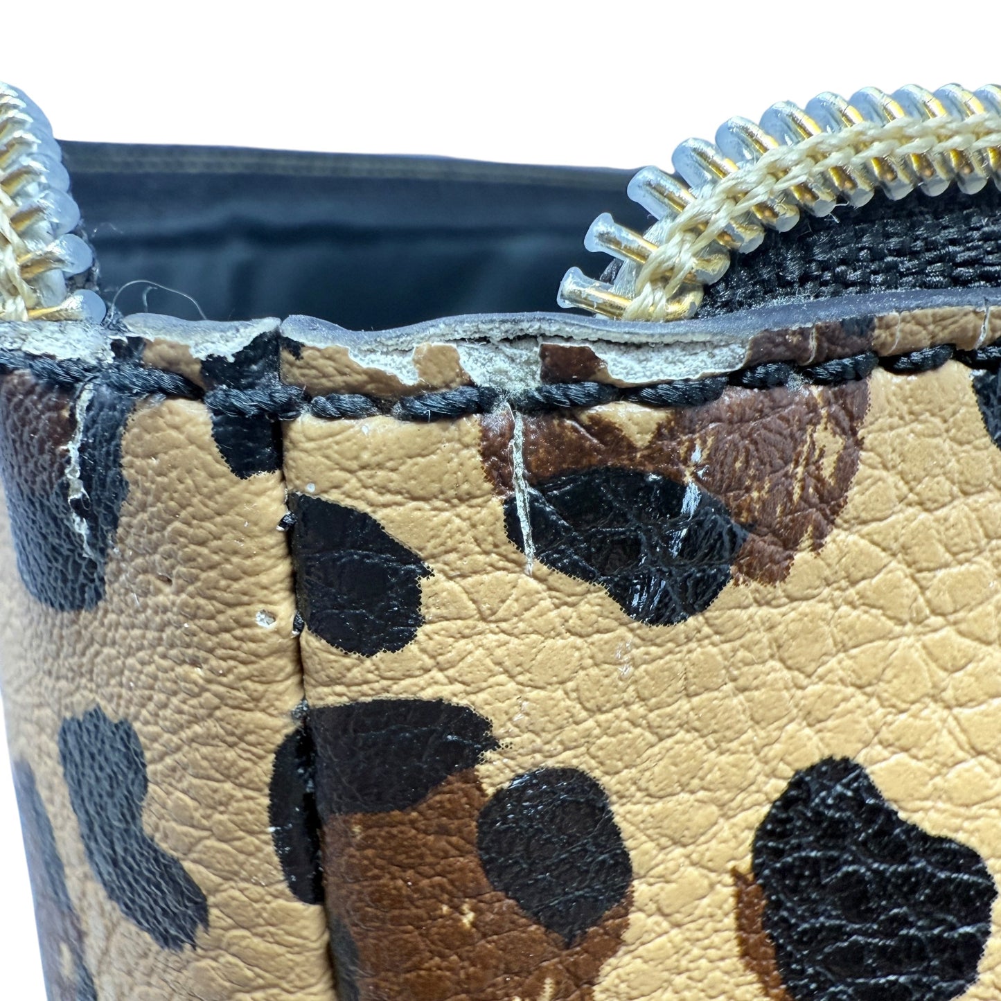 Felicity Leopard Print PVC Tote By Fossil, Size: Medium