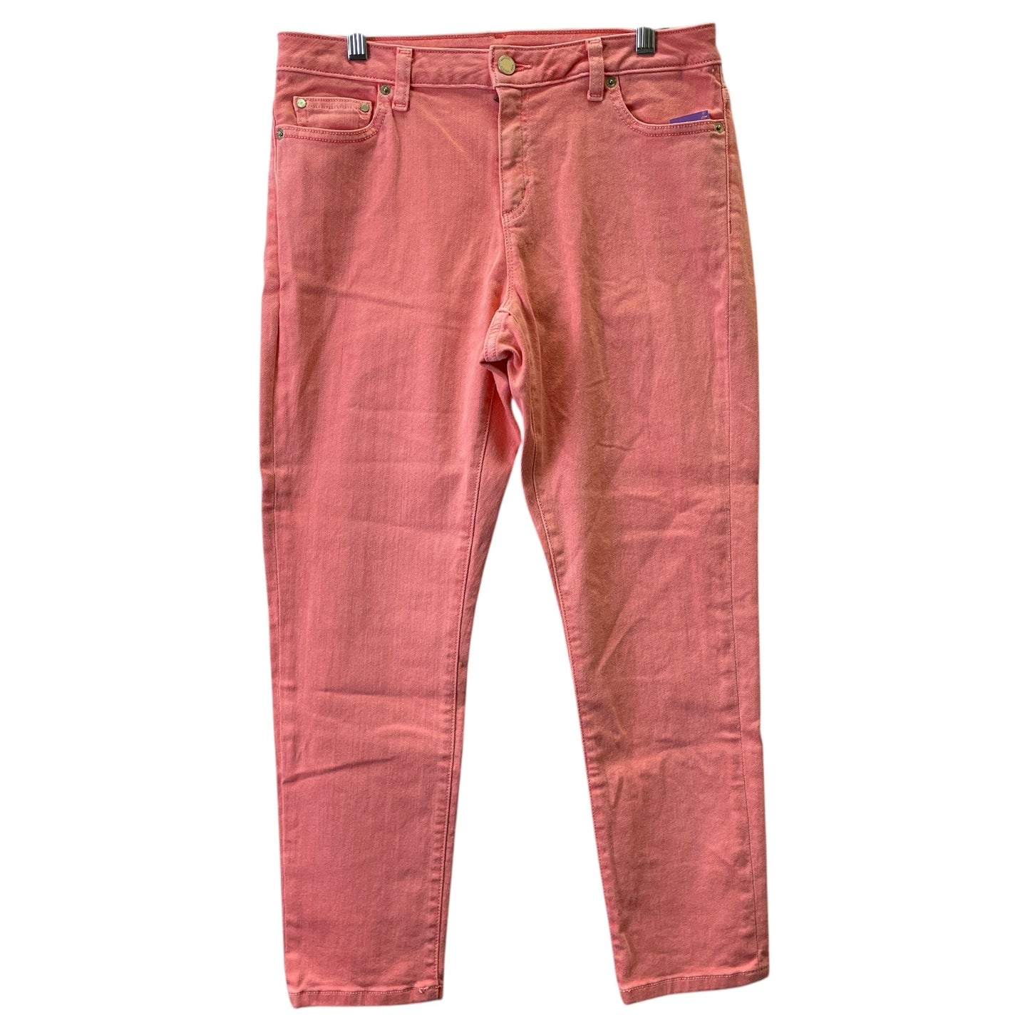 Jeans Skinny By Michael By Michael Kors In Pink Denim, Size:8