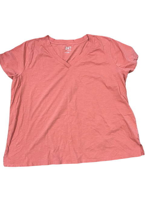Top Ss By Maurices In Coral, Size:3X