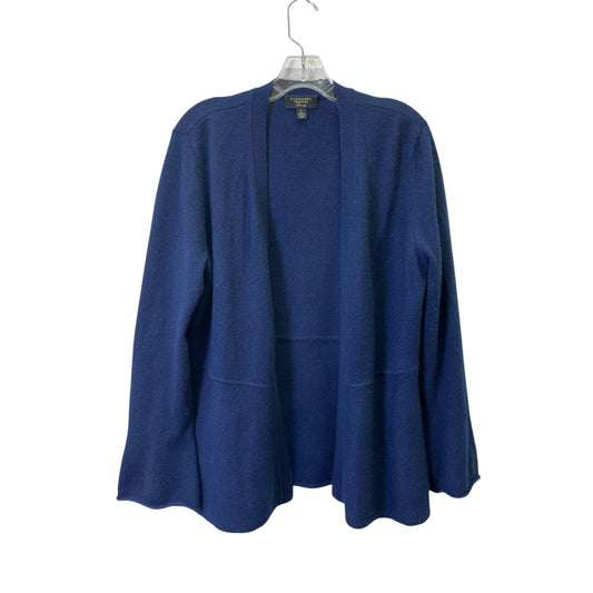 Sweater Cardigan Cashmere By Charter Club In Blue, Size:L