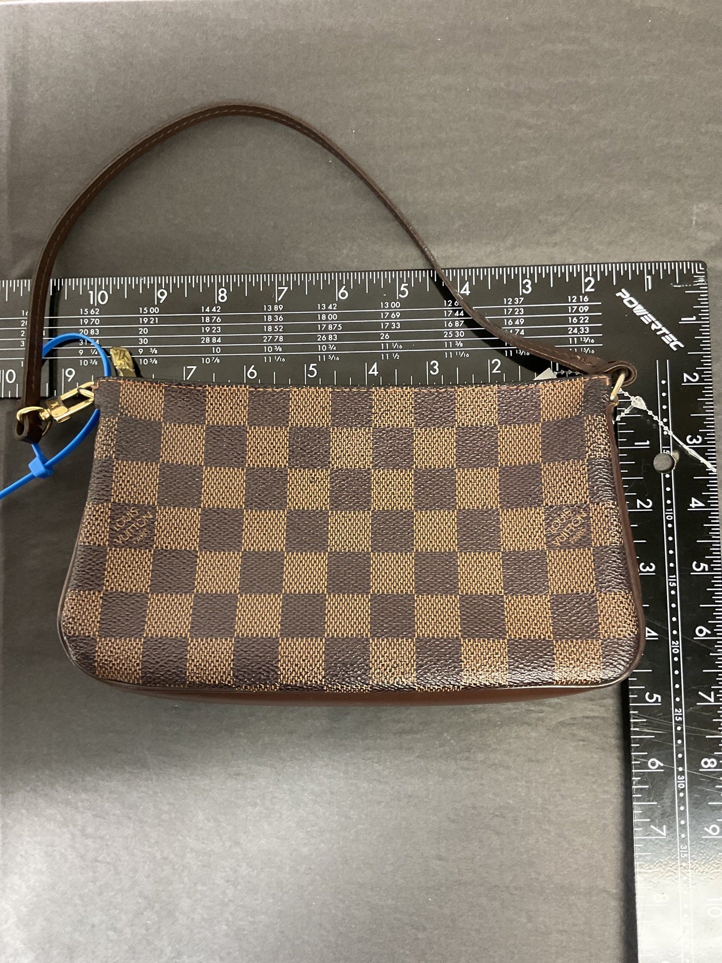 Handbag Luxury Designer By Louis Vuitton In Brown, Size:Small