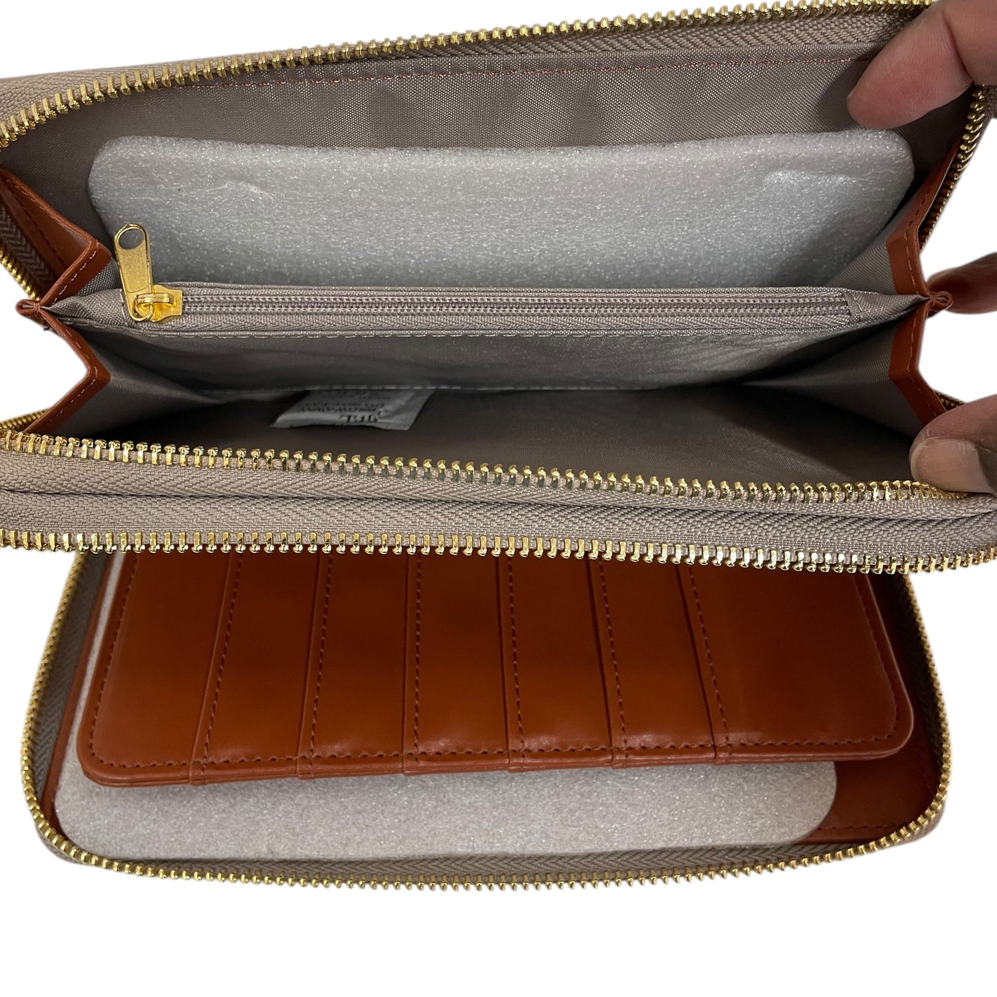 Wristlet By Joy Mangano In Taupe, Size:Small