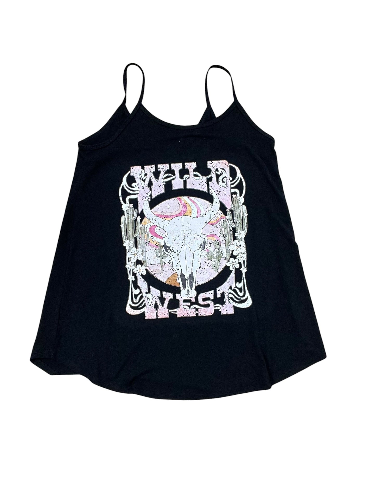 Top Sleeveless By Zenana In Black, Size:M