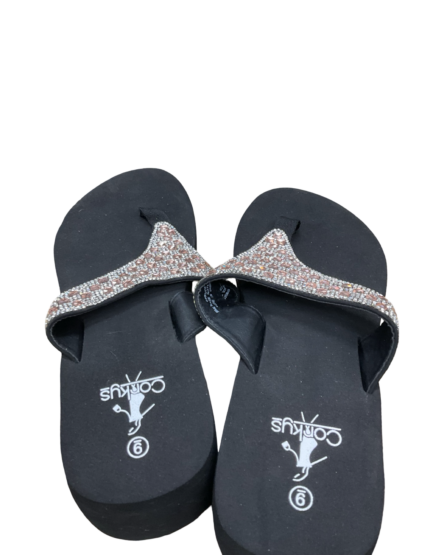 Sandals Flats By Corkys In Pink, Size:9.5