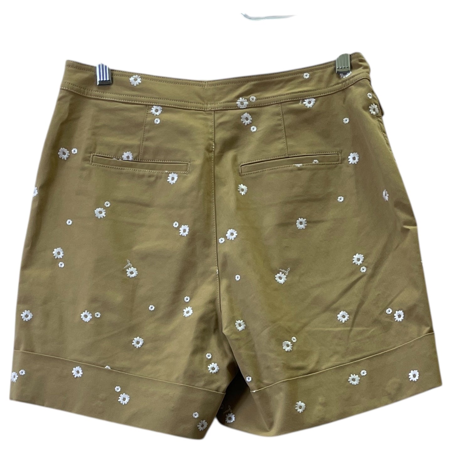 Shorts By J. Crew In Tan & White, Size:4