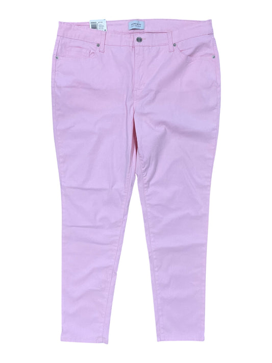 Jeans Skinny By Crown And Ivy In Pink, Size:14
