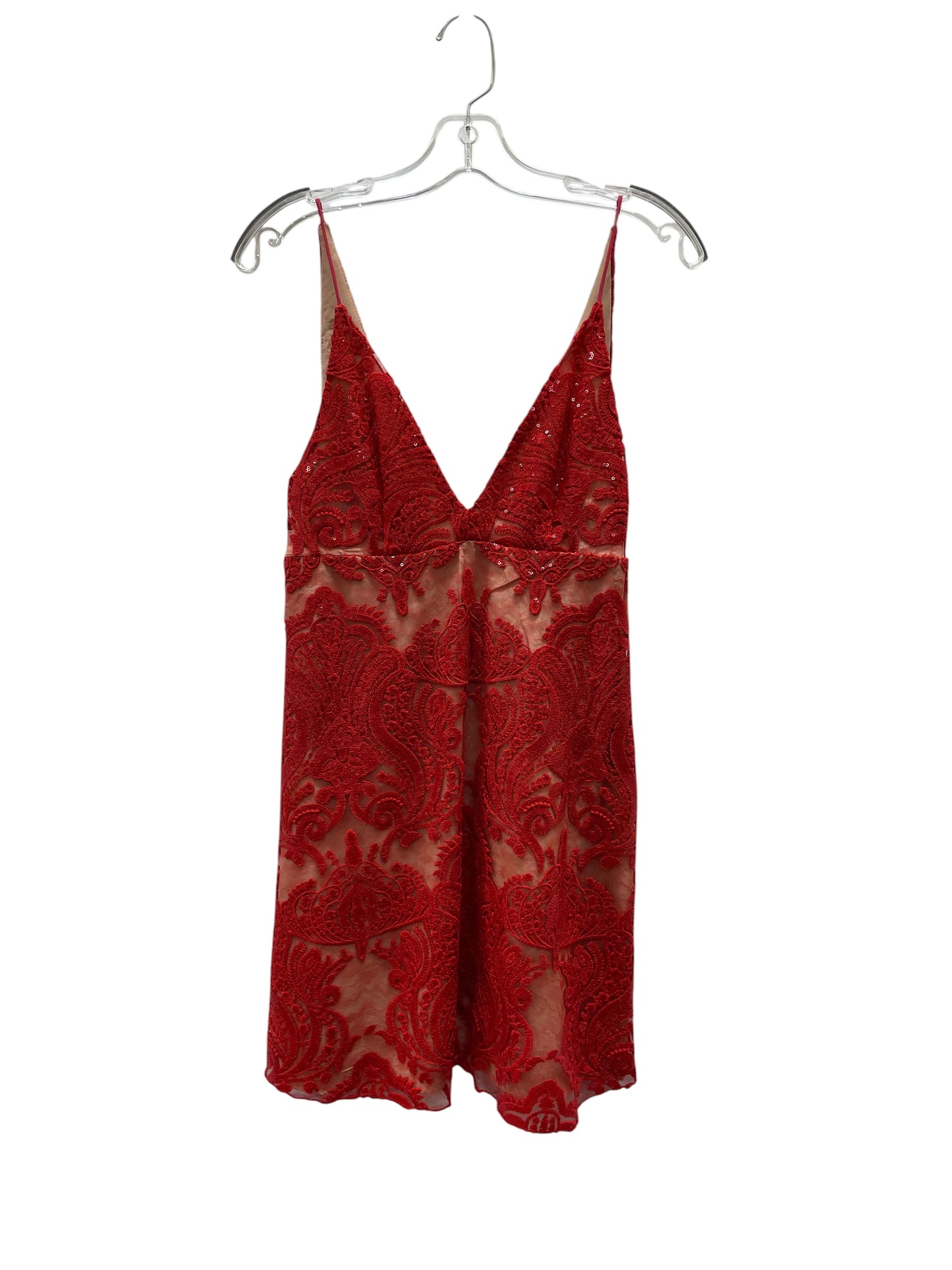 Dress Party Short By Free People In Red, Size:2