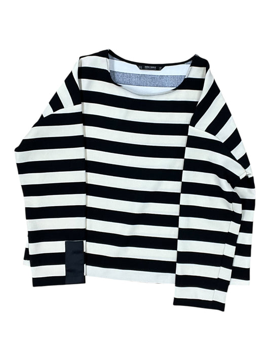 Top Ls By Zara Basic In Black & White, Size:Xl