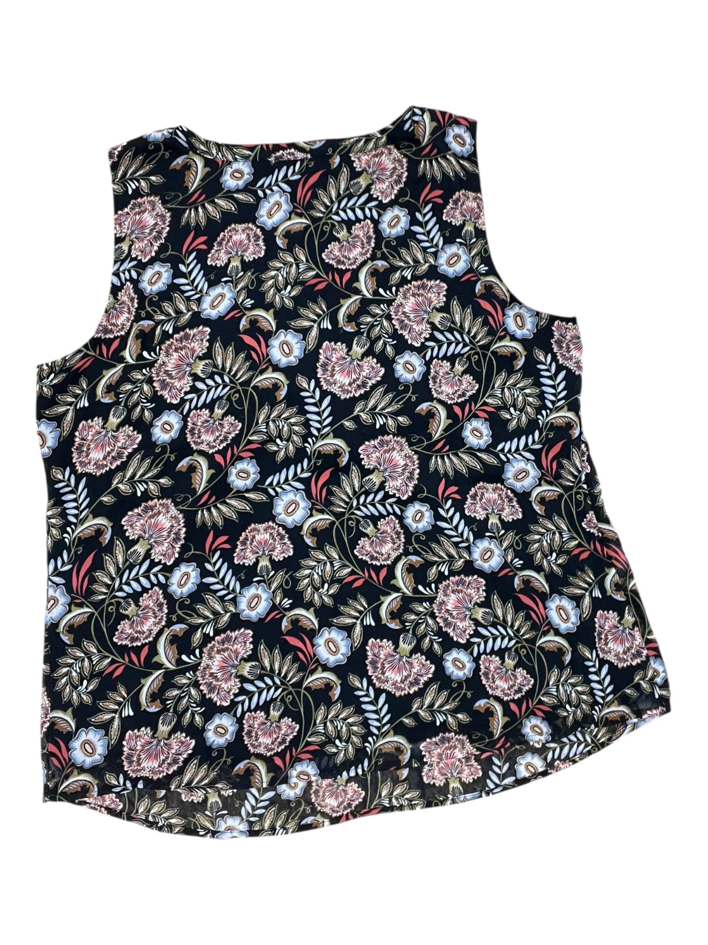 Top Sleeveless By Christopher And Banks In Black, Size:Xl