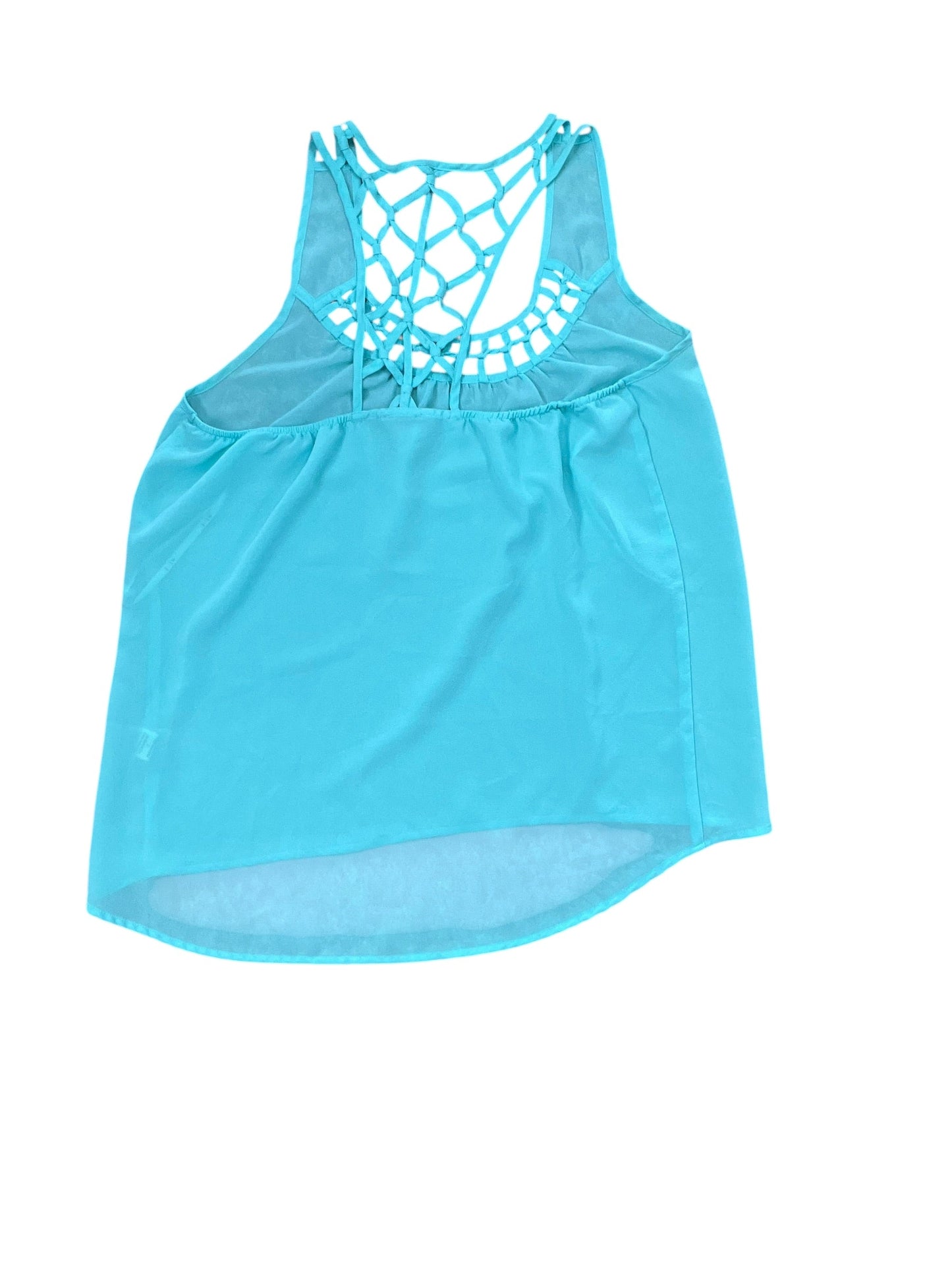 Top Sleeveless By Mine In Teal, Size:L