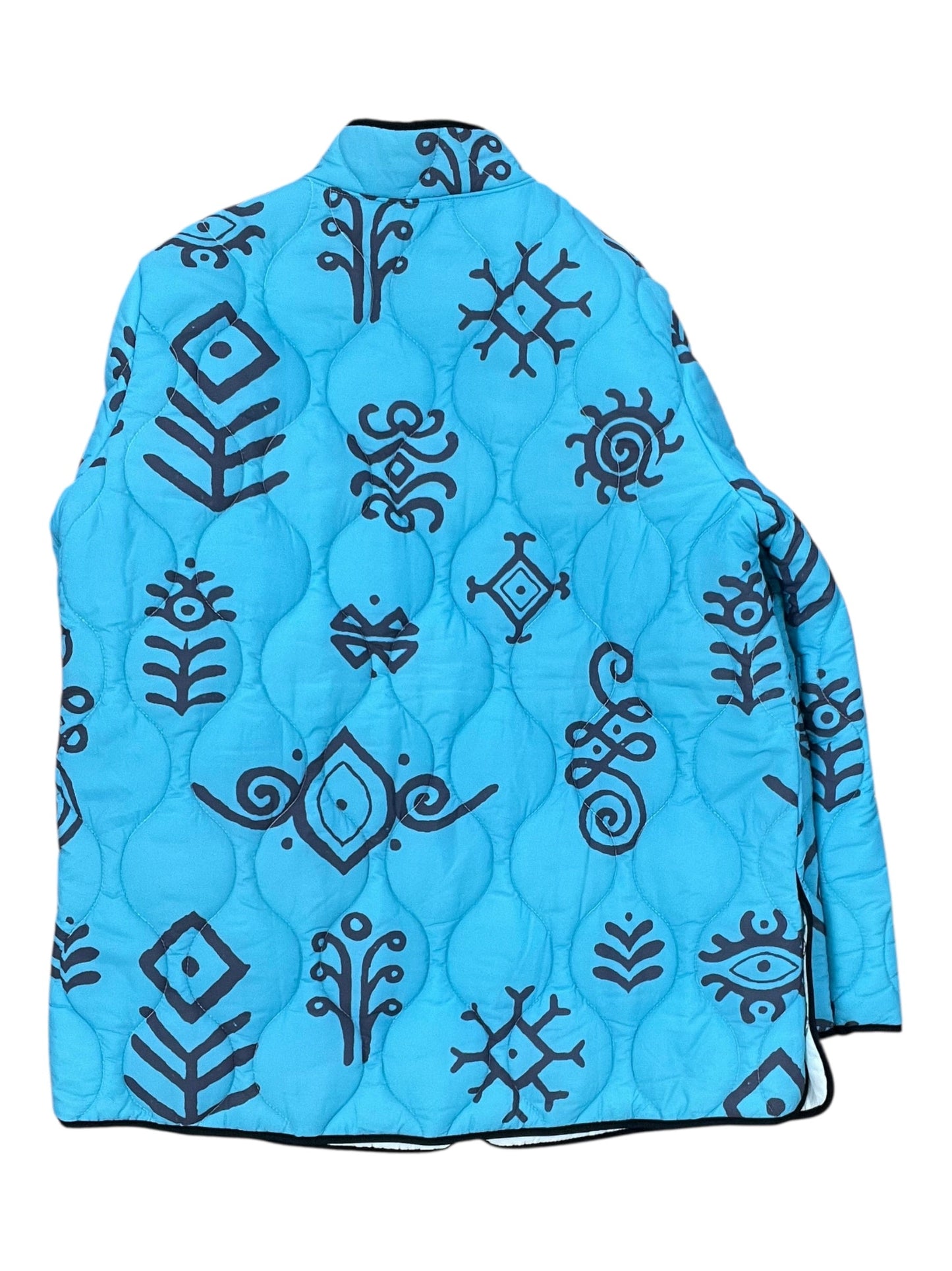 Jacket Puffer & Quilted By Clothes Mentor In Teal, Size:Xl