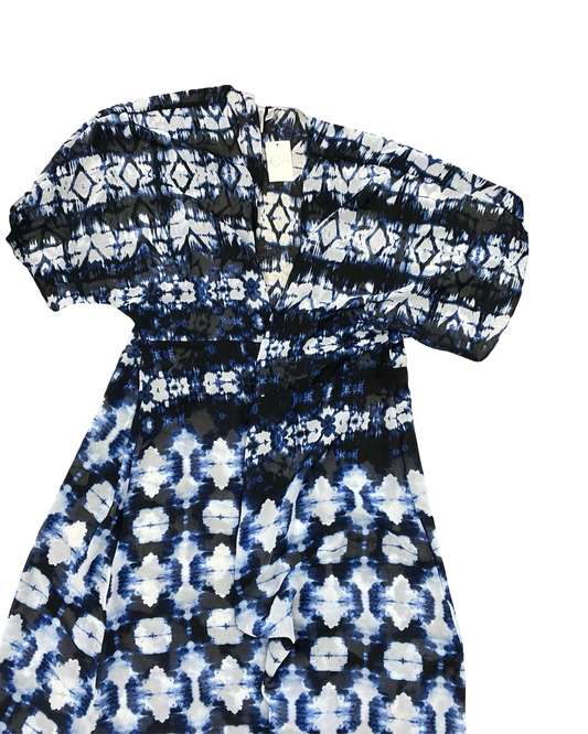 Cardigan By Clothes Mentor In Blue, Size:1X