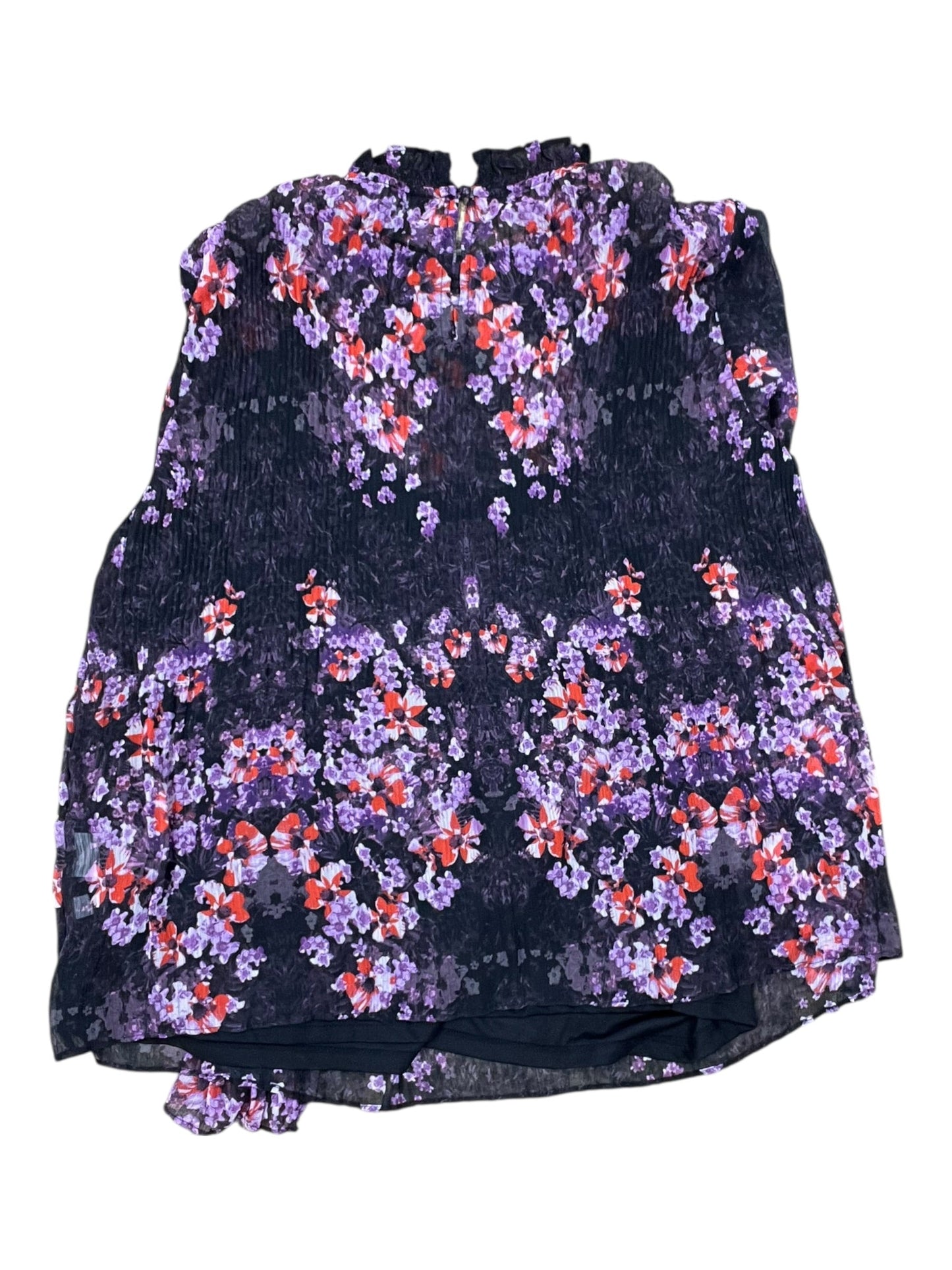 Top Ls By Simply Vera In Black & Red, Size:Xl