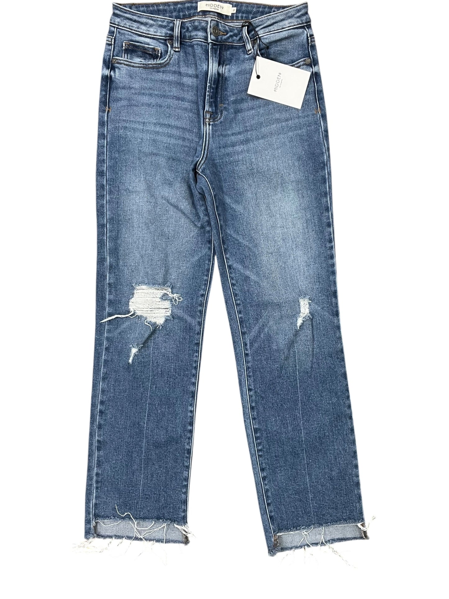 Jeans Straight By Hidden In Blue Denim, Size:4