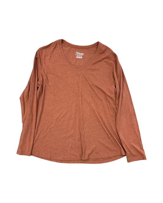 Top Ls By Natural Reflections In Orange, Size:1X