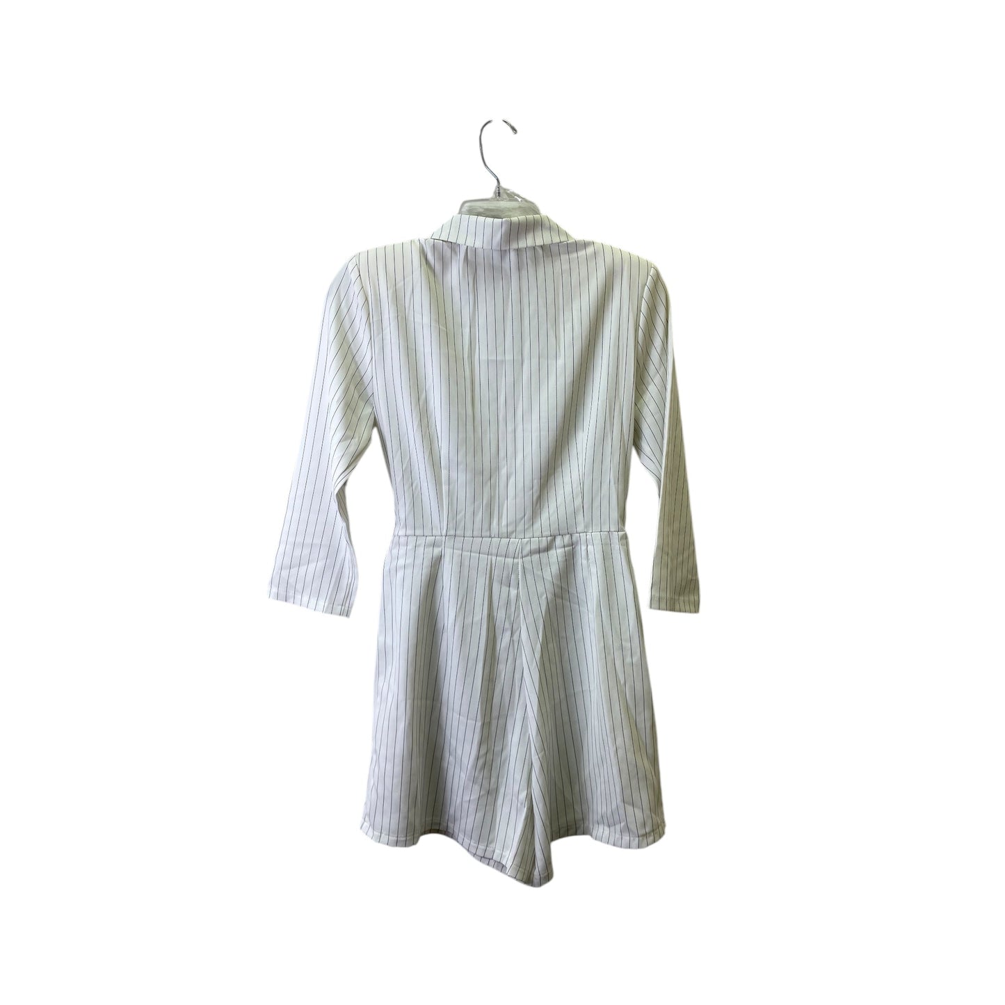 Romper By BBJ Los Angeles In White, Size:S