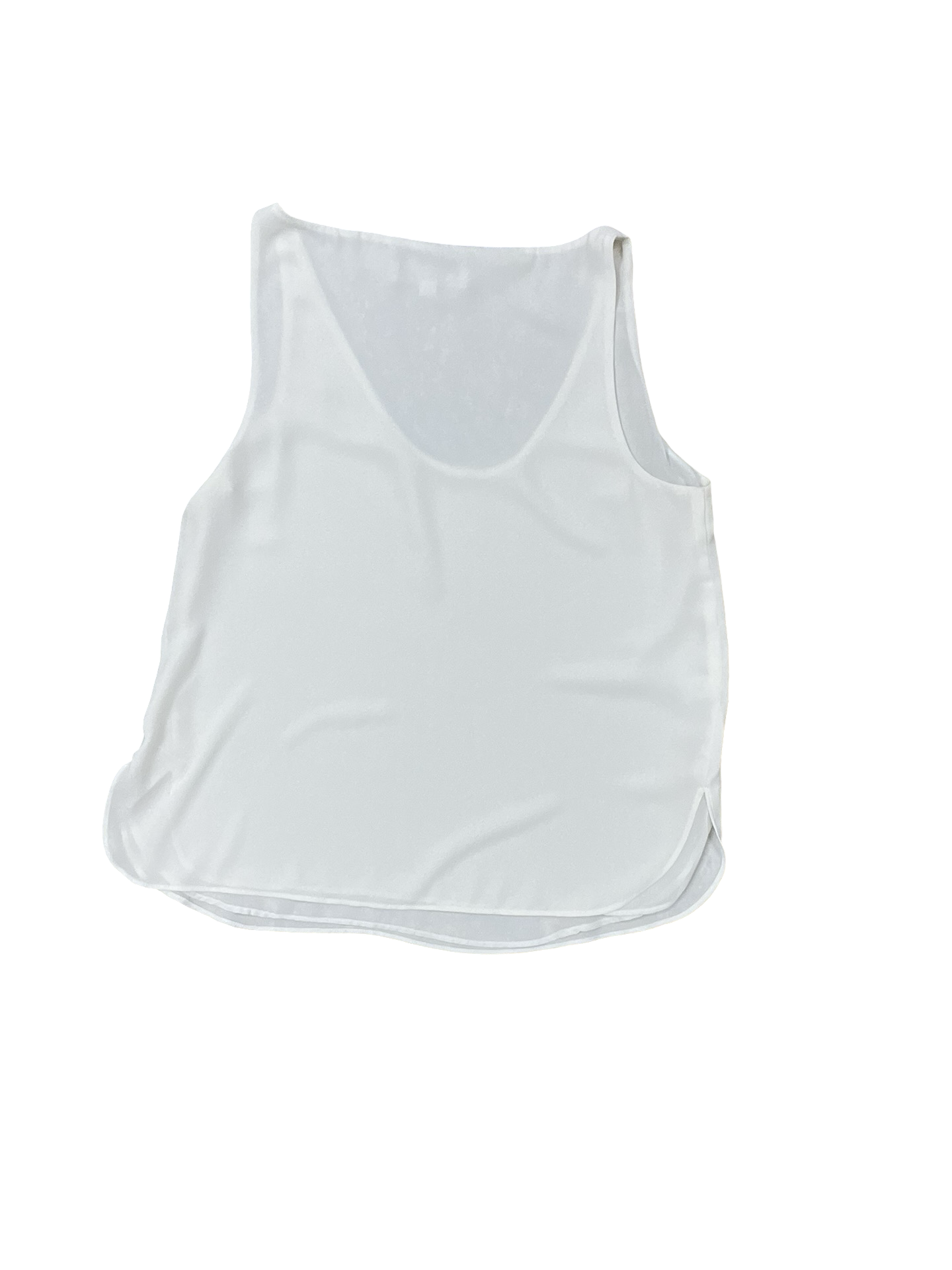Top Sleeveless By Loft In Cream, Size:S