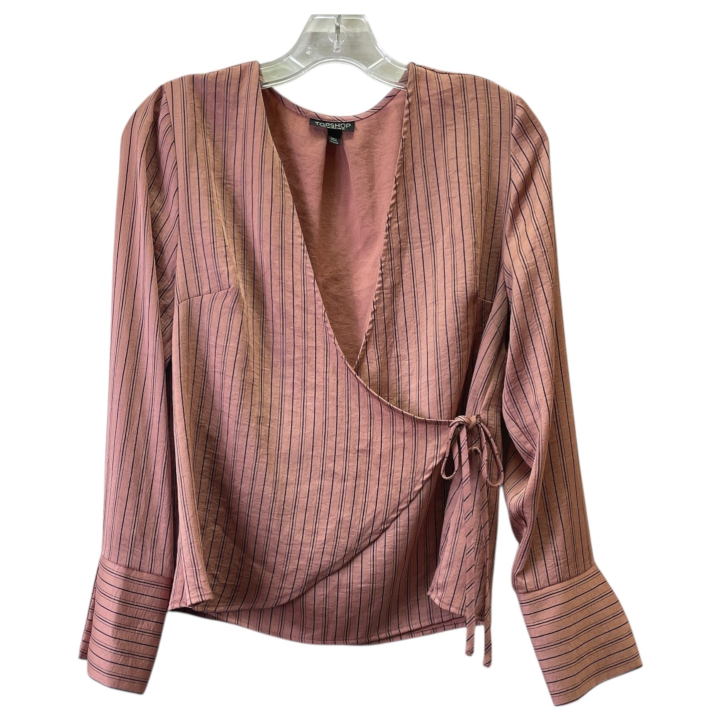 Top Ls By Top Shop In Rose Gold, Size:S