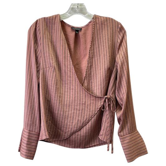 Top Ls By Top Shop In Rose Gold, Size:S