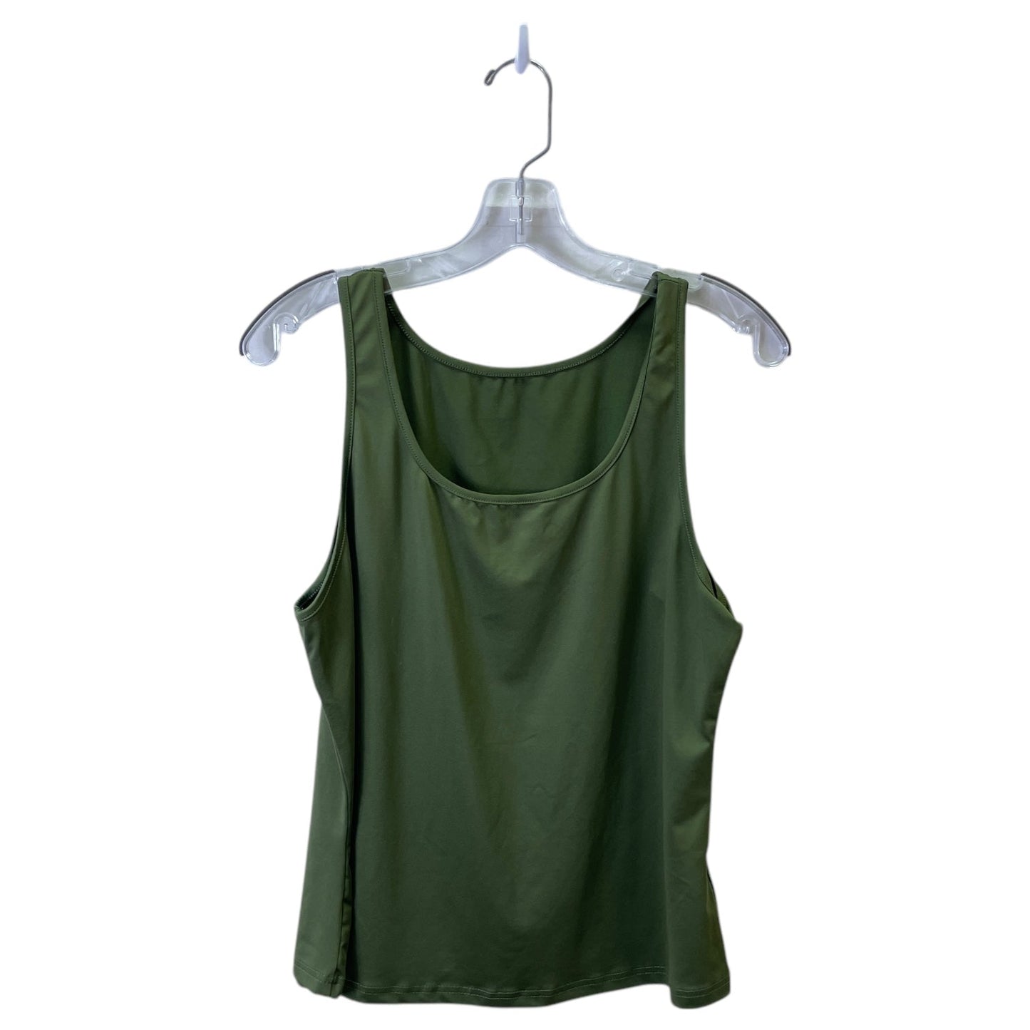 Athletic Tank Top By Cme In Green, Size:1X