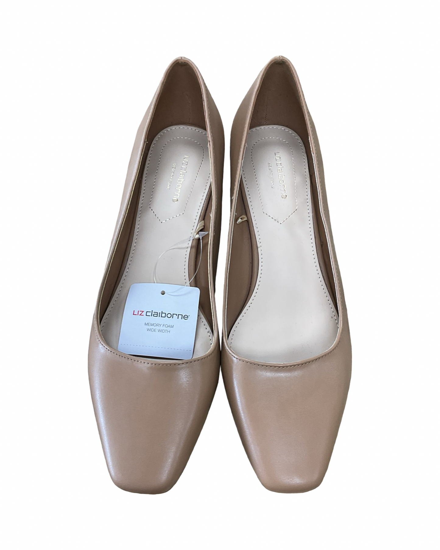Shoes Heels Block By Liz Claiborne In Tan, Size:9