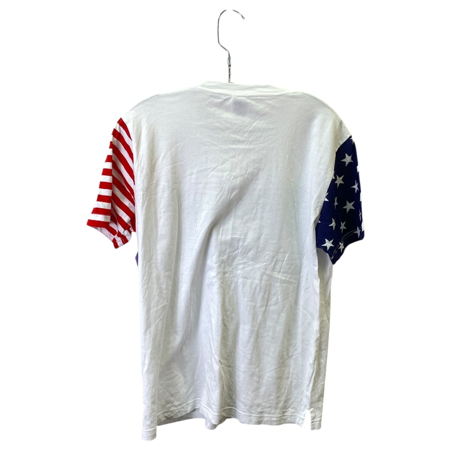 Athletic Top Ss By Pink In White, Size:M