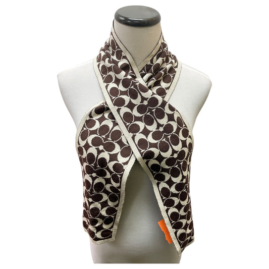 Scarf Designer By Coach In Brown