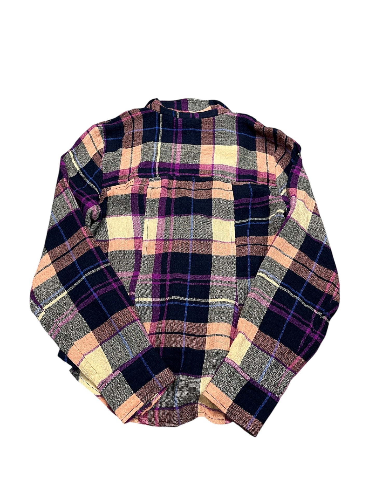 Top Ls By Pilcro In Plaid Pattern, Size:S