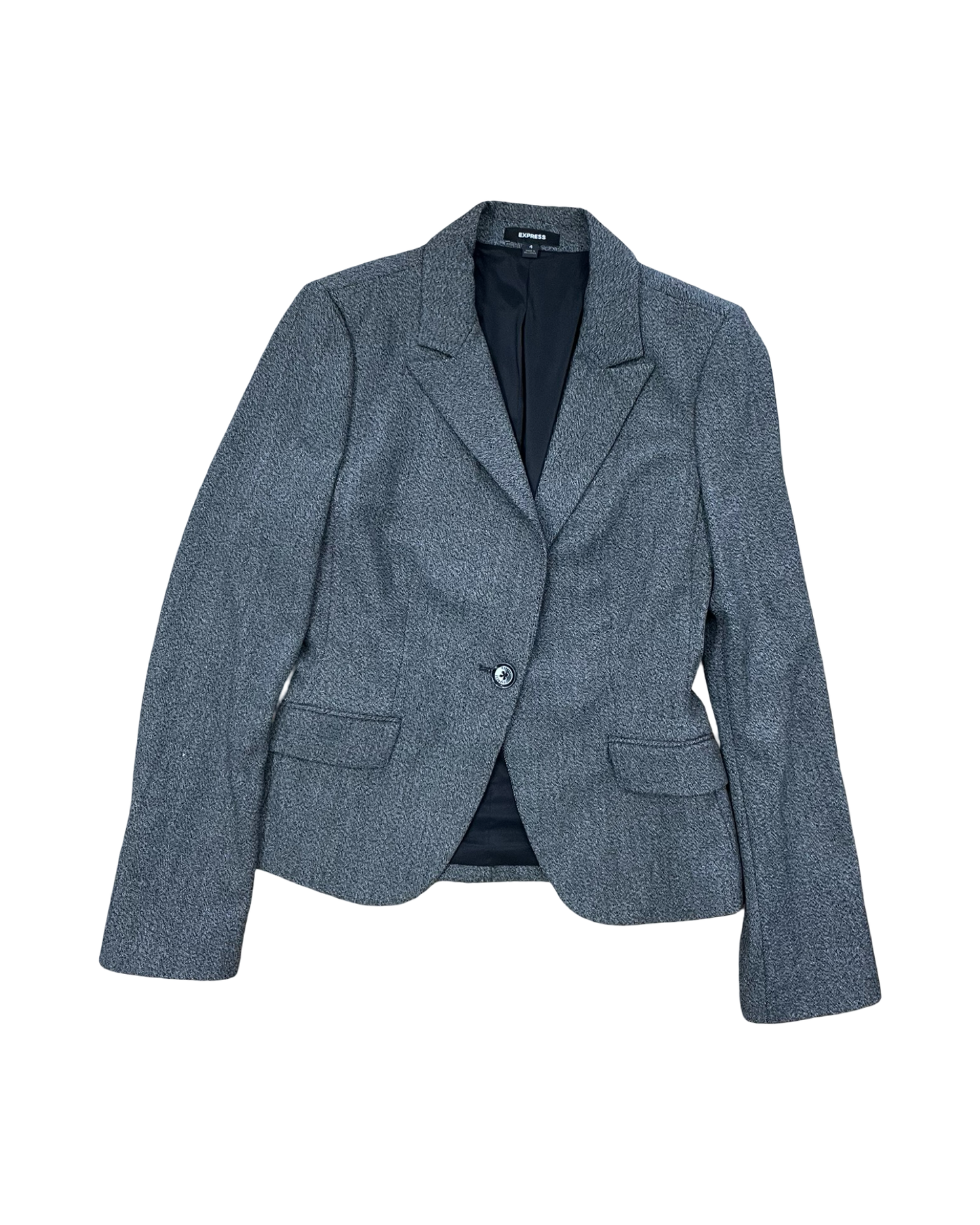 Blazer By Express In Black & Grey, Size:S