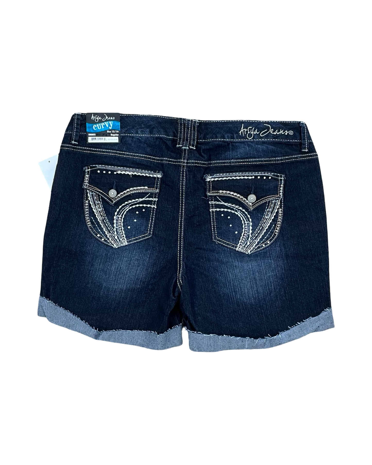 Shorts By Clothes Mentor In Blue Denim, Size:16