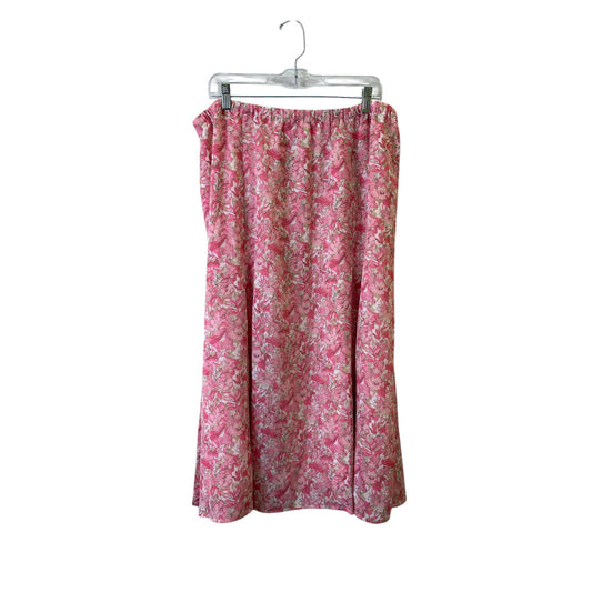 Skirt Maxi By Appleseeds In Pink, Size:Xl