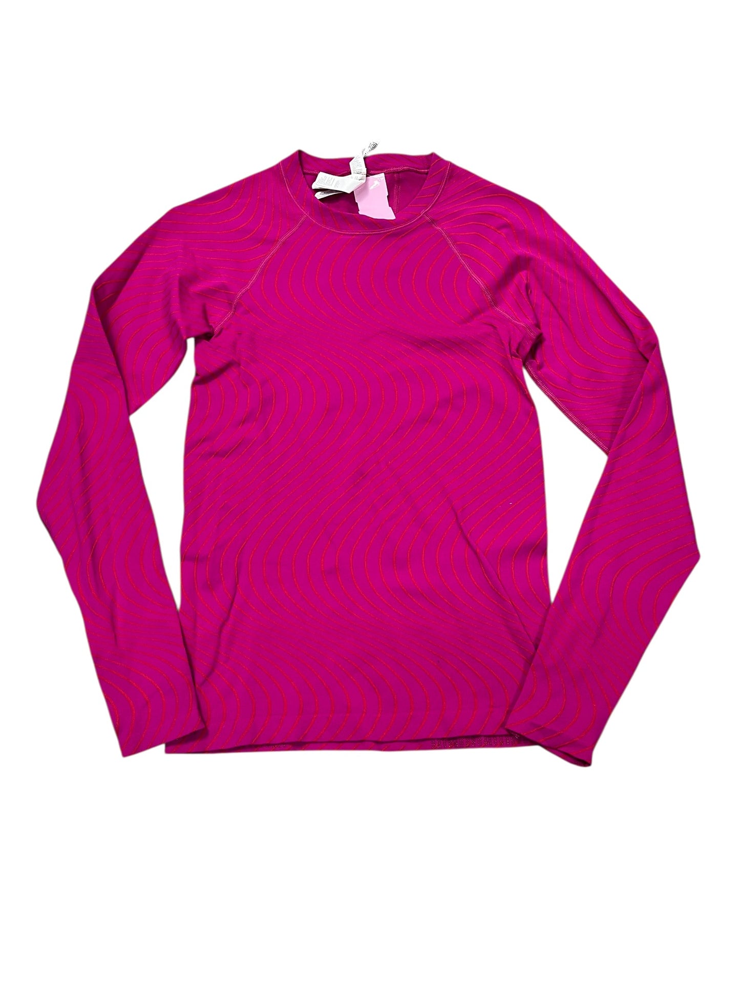 Athletic Top Ls Collar By Athleta In Pink, Size:Xs