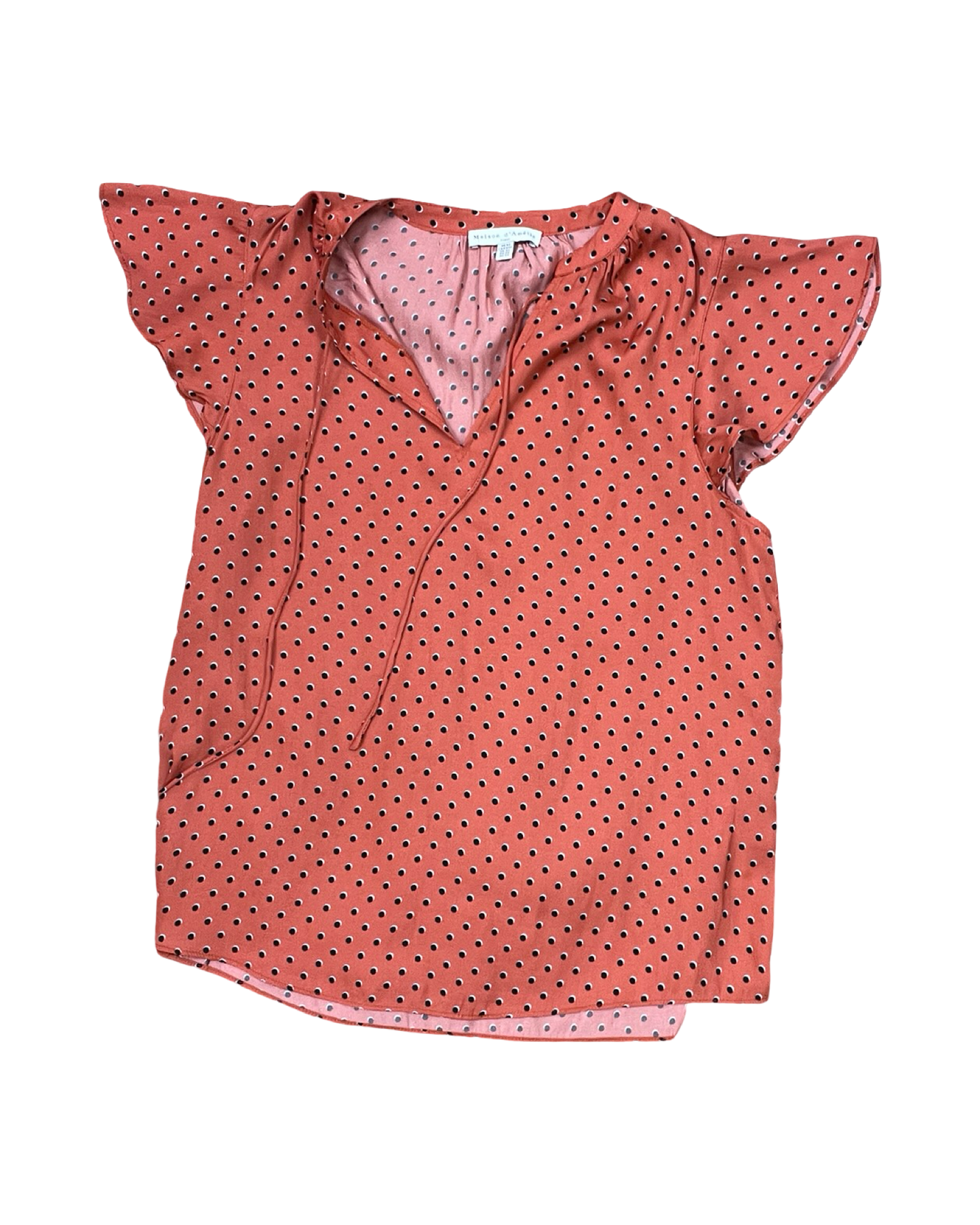 Top Ss By Clothes Mentor In Orange, Size:Xs