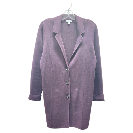 Cardigan By J. Jill In Purple, Size:S