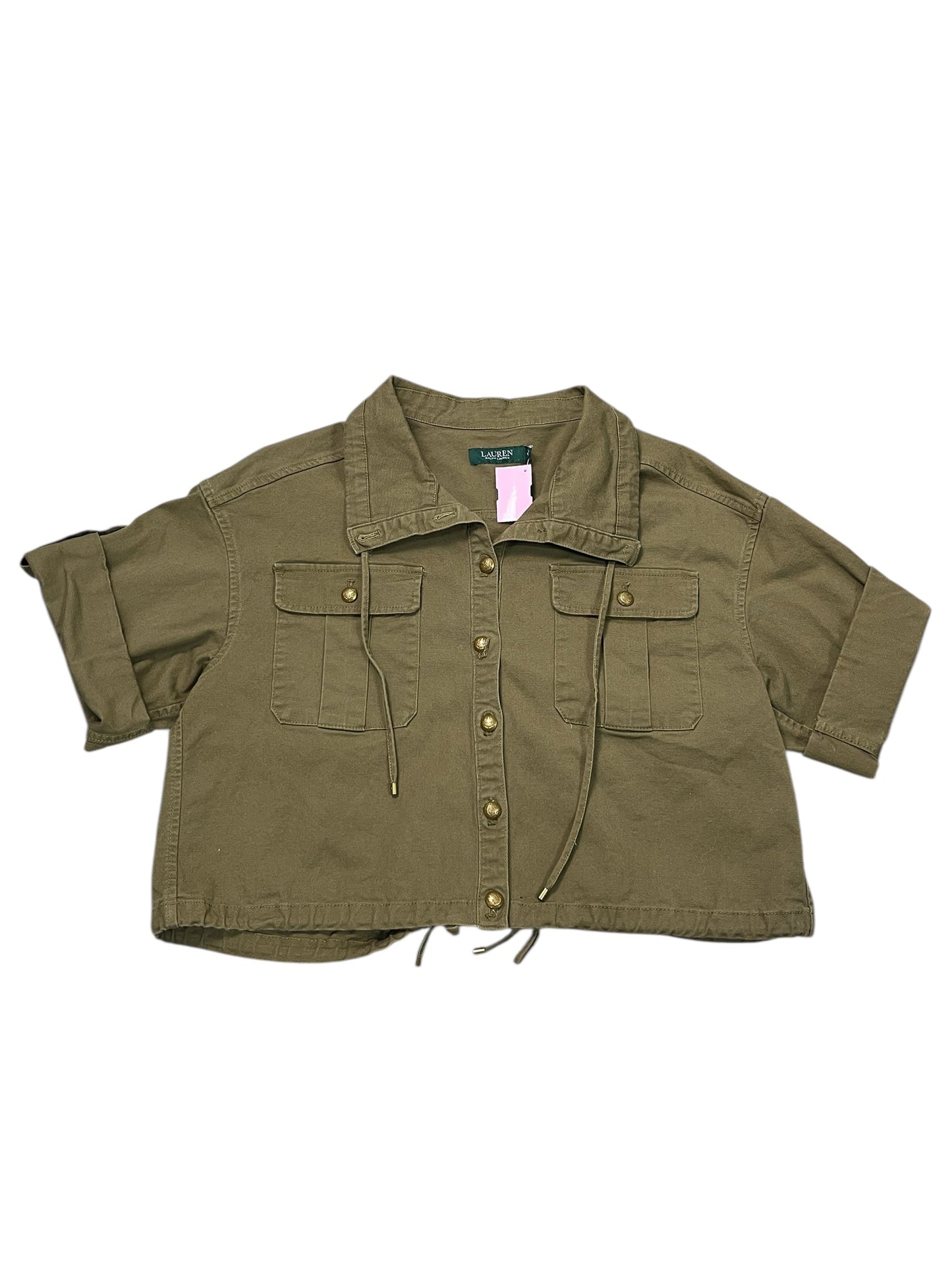 Jacket Utility By Lauren By Ralph Lauren In Green, Size:L