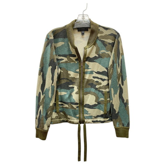 Sweater Cardigan By J. Crew In Camouflage Print, Size:S