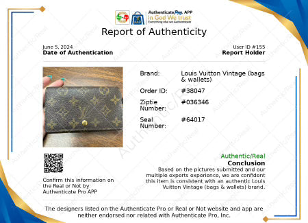 Wallet Luxury Designer Louis Vuitton, Size Small