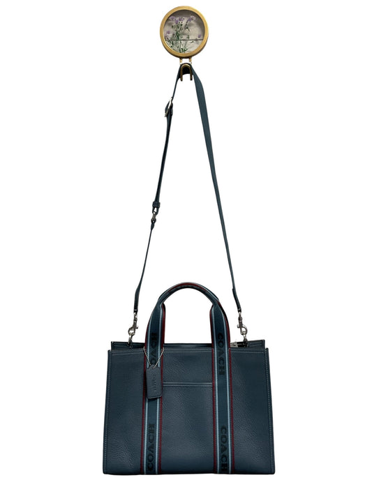 Handbag Designer By Coach In Blue, Size:Medium