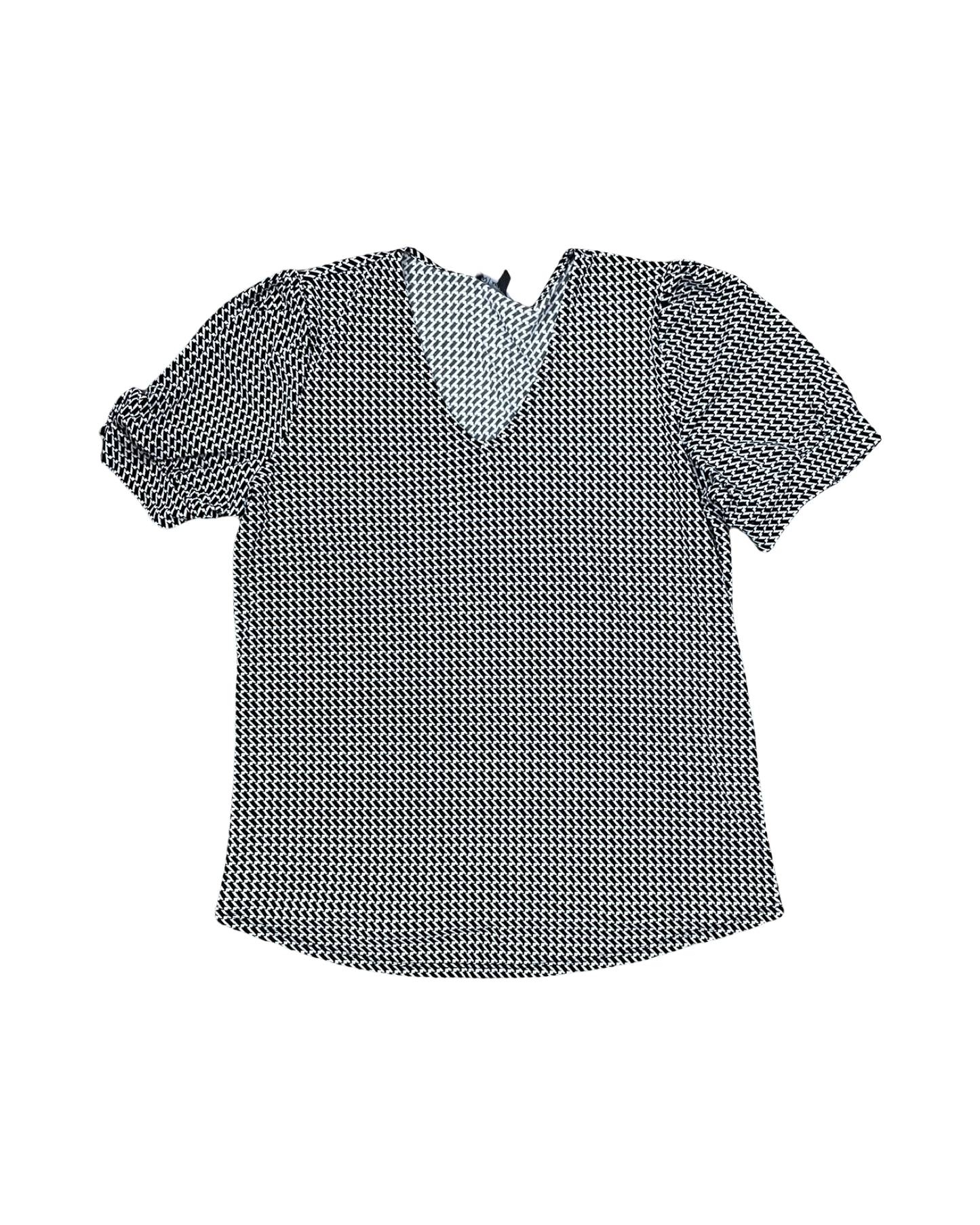 Top Ss By Adrianna Papell In Black & White, Size:S