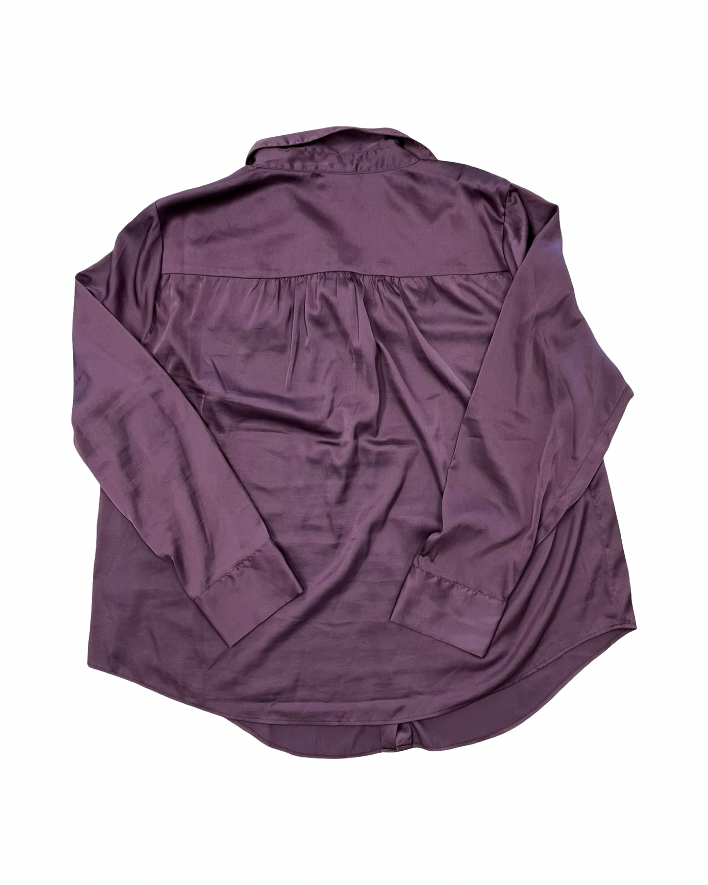 Blouse Ls By Torrid In Maroon, Size:1X