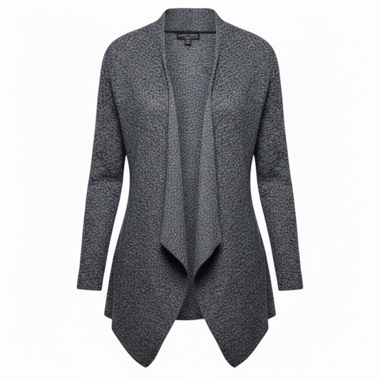 Bamboo Chic Lite Open Front Cardigan Sweater By Barefoot Dreams In Grey, Size: S/M